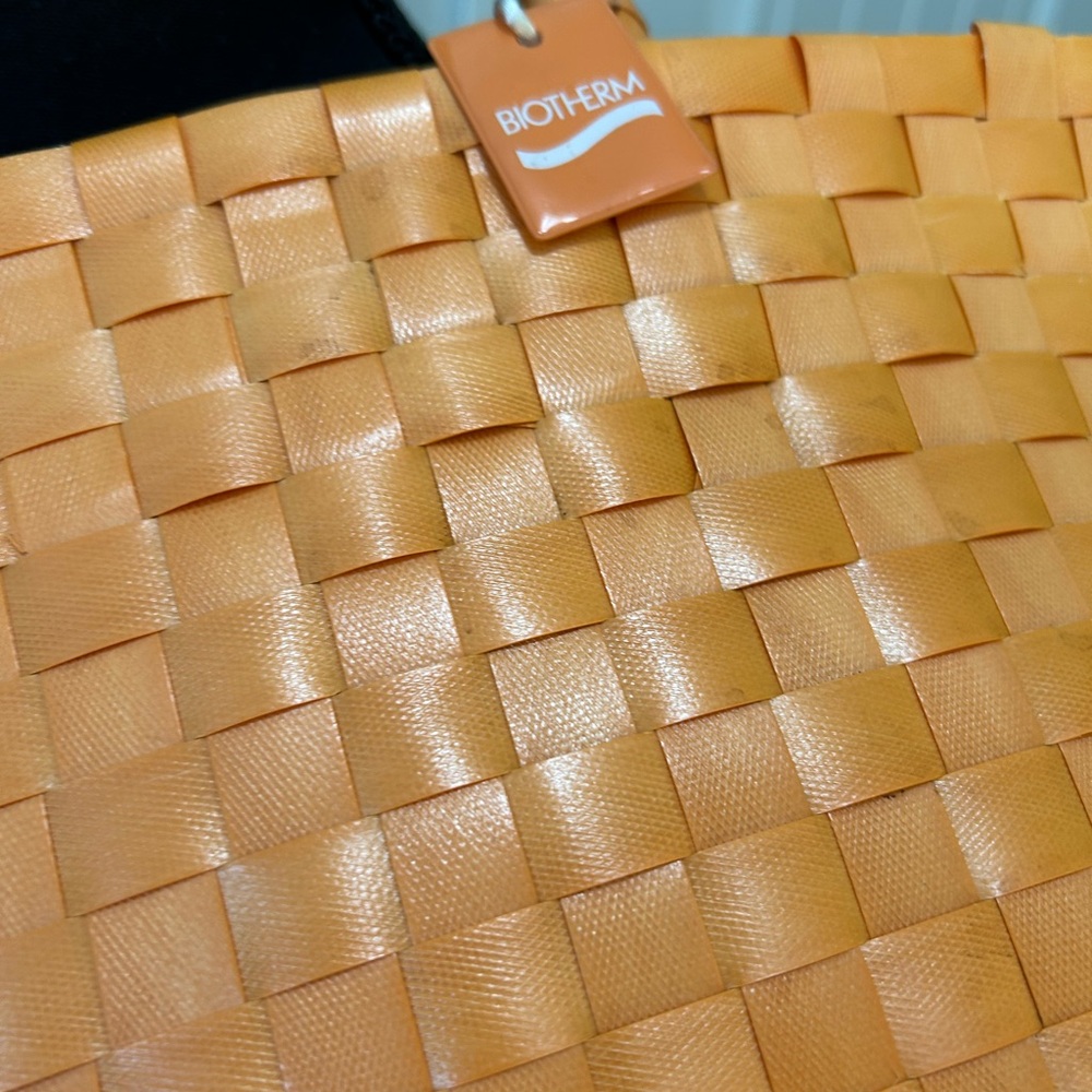 Source Unknown Vibrant Orange Woven Tote - Picture 3 of 5